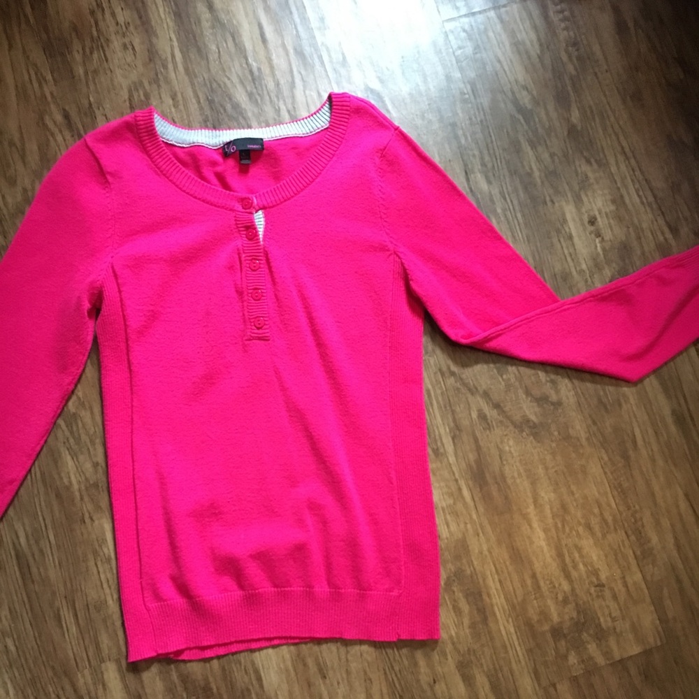 Pink sweater